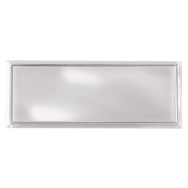 Placa Aluminio Plateada