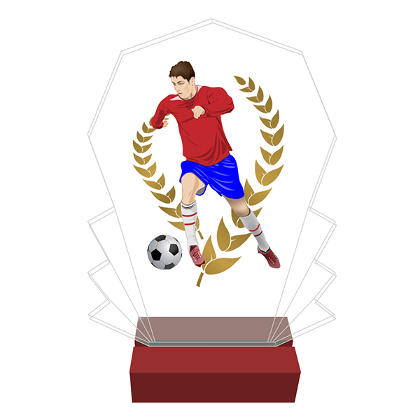 Trofeo Acrílico Abanico