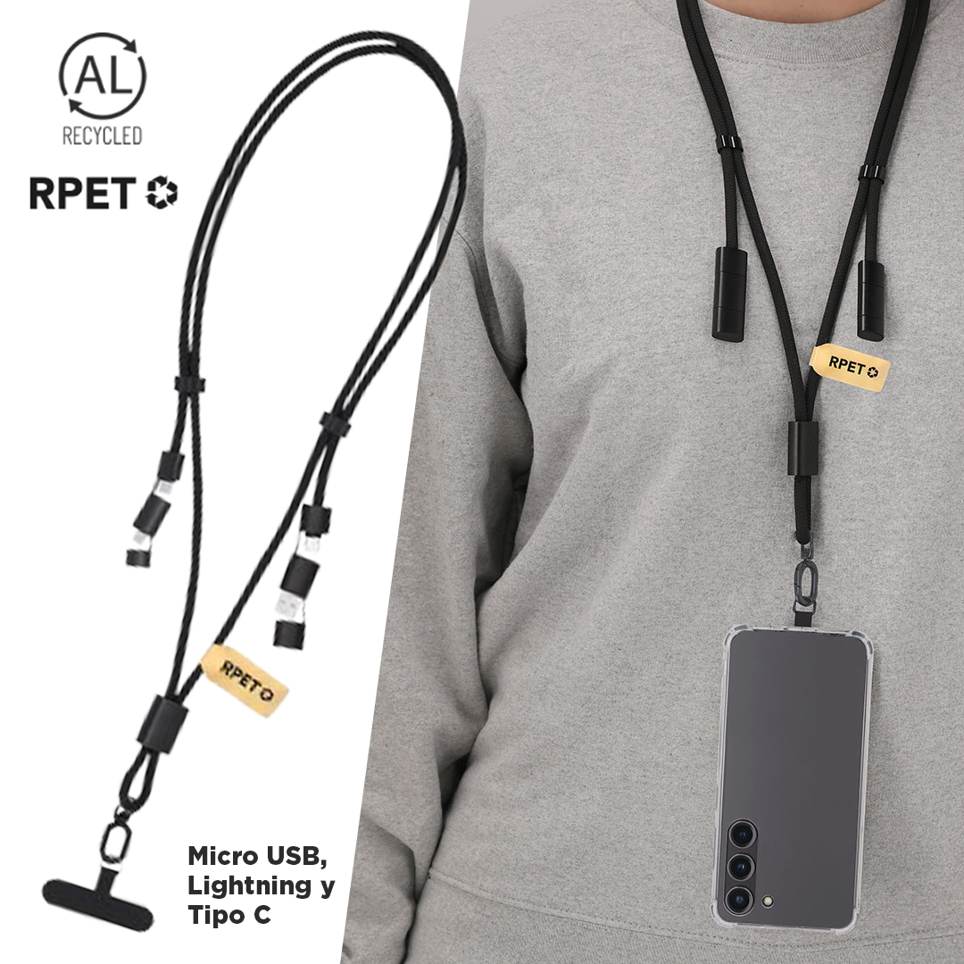 Cable Cargador Soporte Tebrer