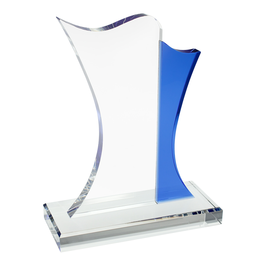 Trofeo Galvano Cristal Bauhaus