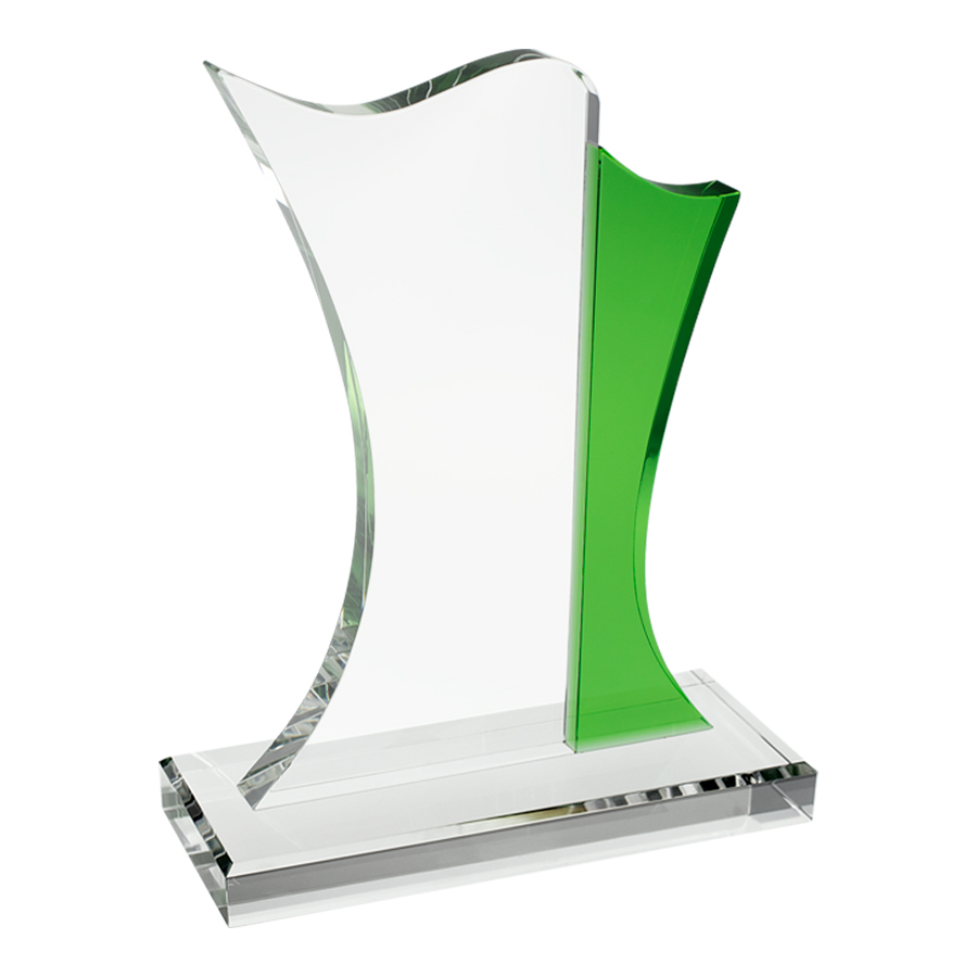 Trofeo Galvano Cristal Bauhaus