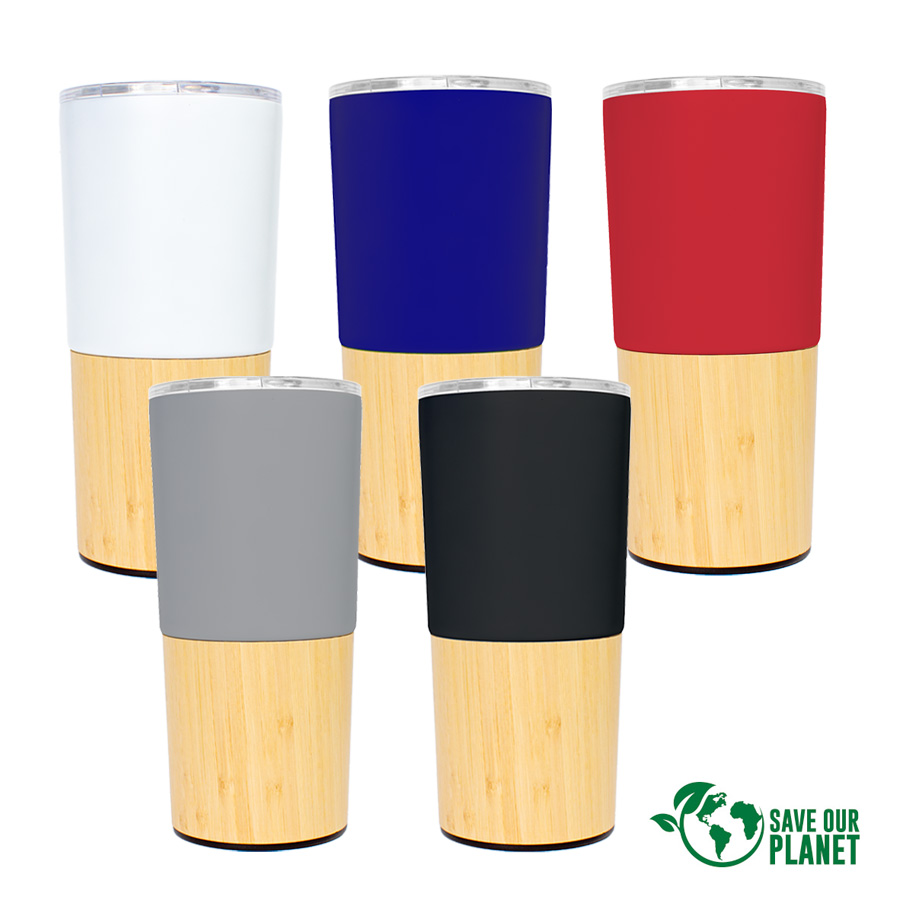 Mug metálico/bamboo 