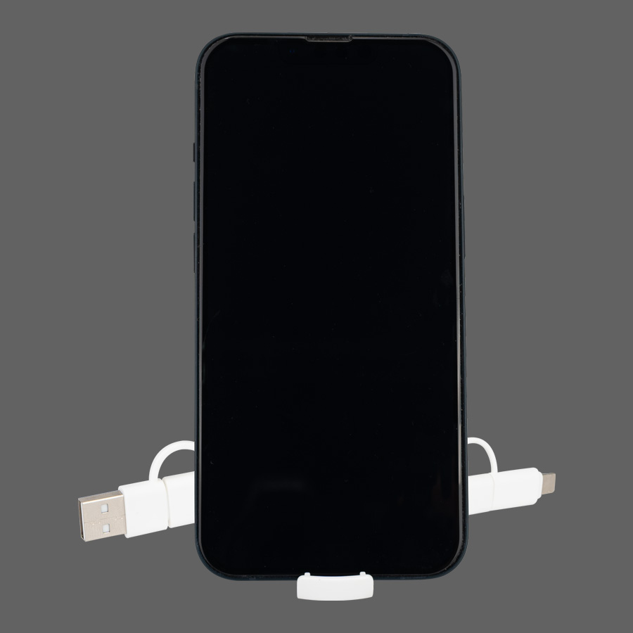 Connect Multicargador Retráctil 4 en 1 de ABS/Bamboo