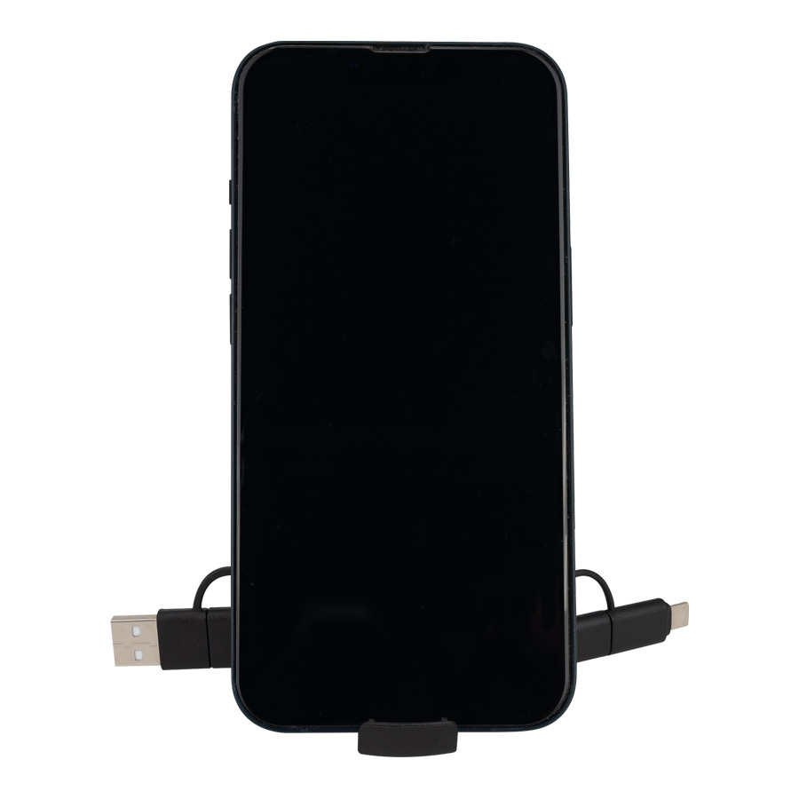 Connect Multicargador Retráctil 4 en 1 de ABS/Bamboo