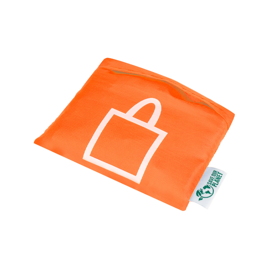 Bolsa de compras compactable en tela RPET
