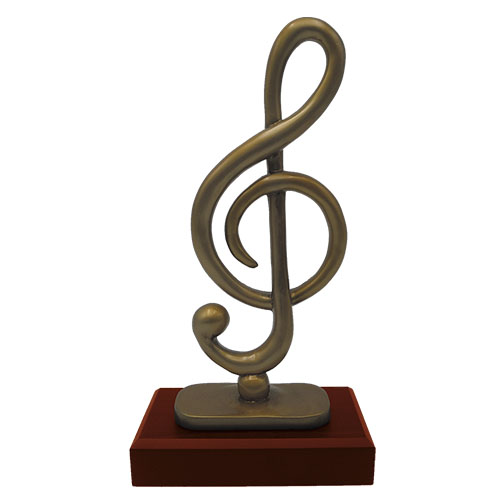 Trofeo Resina Nota Sol 27