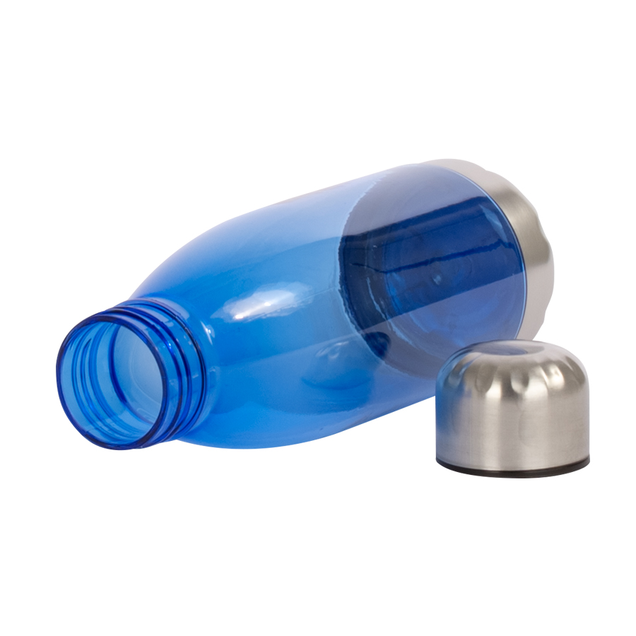 Botella plástica tapa Acero Inoxidable 