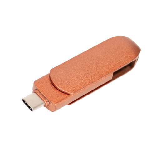 Pendrive giro encobrizado OTG USB 3.0 / Type C, 64GB